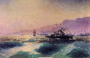 Ivan Aivazovsky, Gunboat off Crete